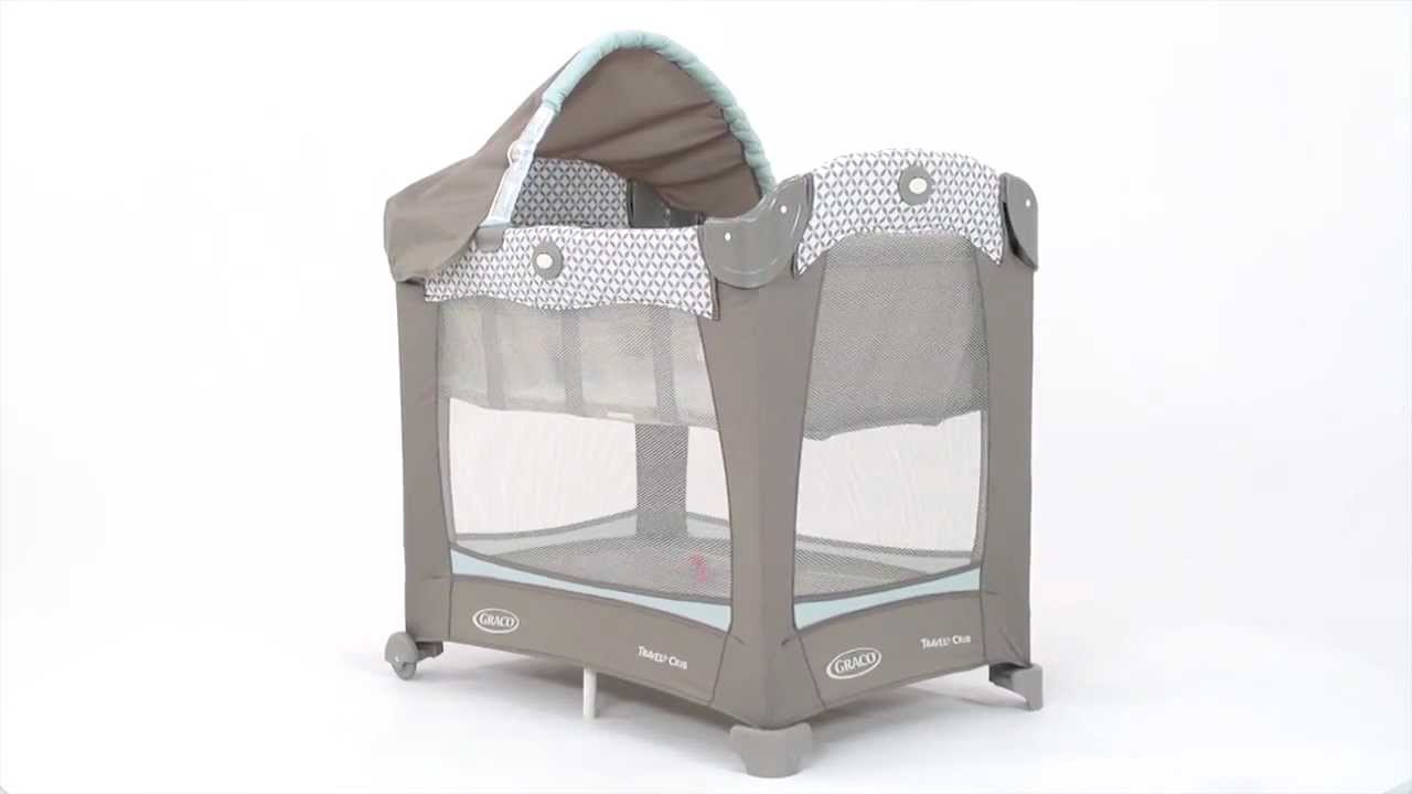 graco travel cot pack and play