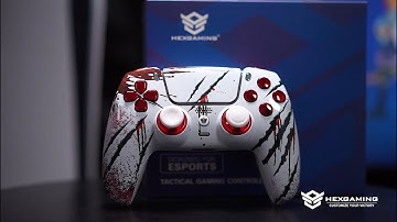 HEXGAMING RIVAL PRO FPS eSport Custom Controller for PS5, PC, Mobile - Wild Attack