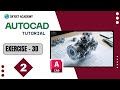 AUTOCAD-3D -Tutorial-Exercise-02|Autocad traning center near me in coimabtore