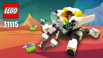 Cargo Carrier (31115) from LEGO Creator Space Mining Mech | Speed Build | Rainbow LEGO Build