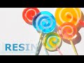 【レジン】裏技！家にあるものでロリポップキャンディーできました!! How to make lollipops with resin!!