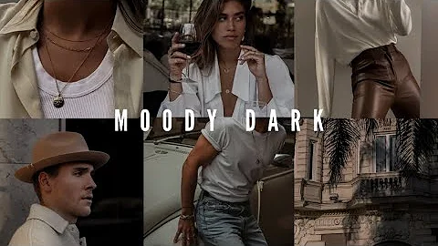 MOODY DARK Preset - Lightroom Mobile Preset DNG Tu...