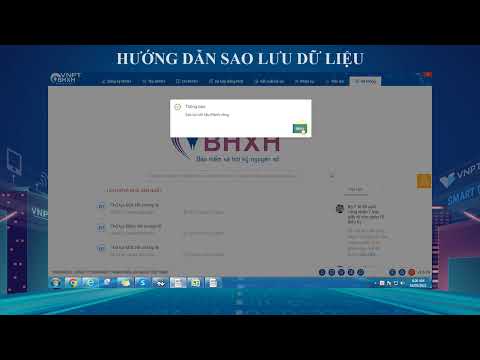 BHXH01 - SAO LƯU VÀ PHỤC HỒI DỮ LIỆU TRÊN PHẦN MỀM VNPT BHXH 5.0