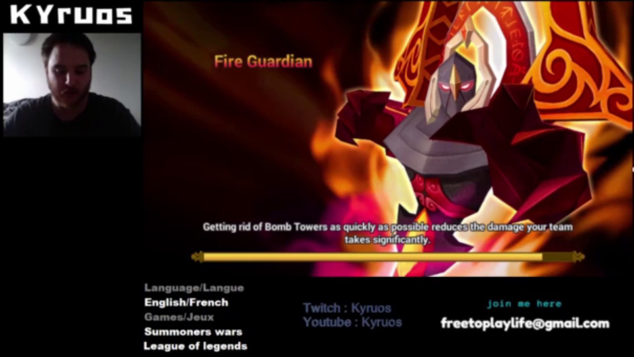 Summoners War: Water Homunculus max hp damage test