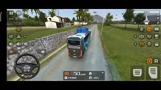 Bus Simulator Indonesia Full Off-road route after new update @playinggames111 single lane road screenshot 3