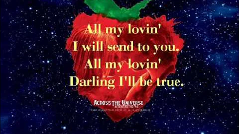 All My Loving-From Across the Universe (W. Lyrics)