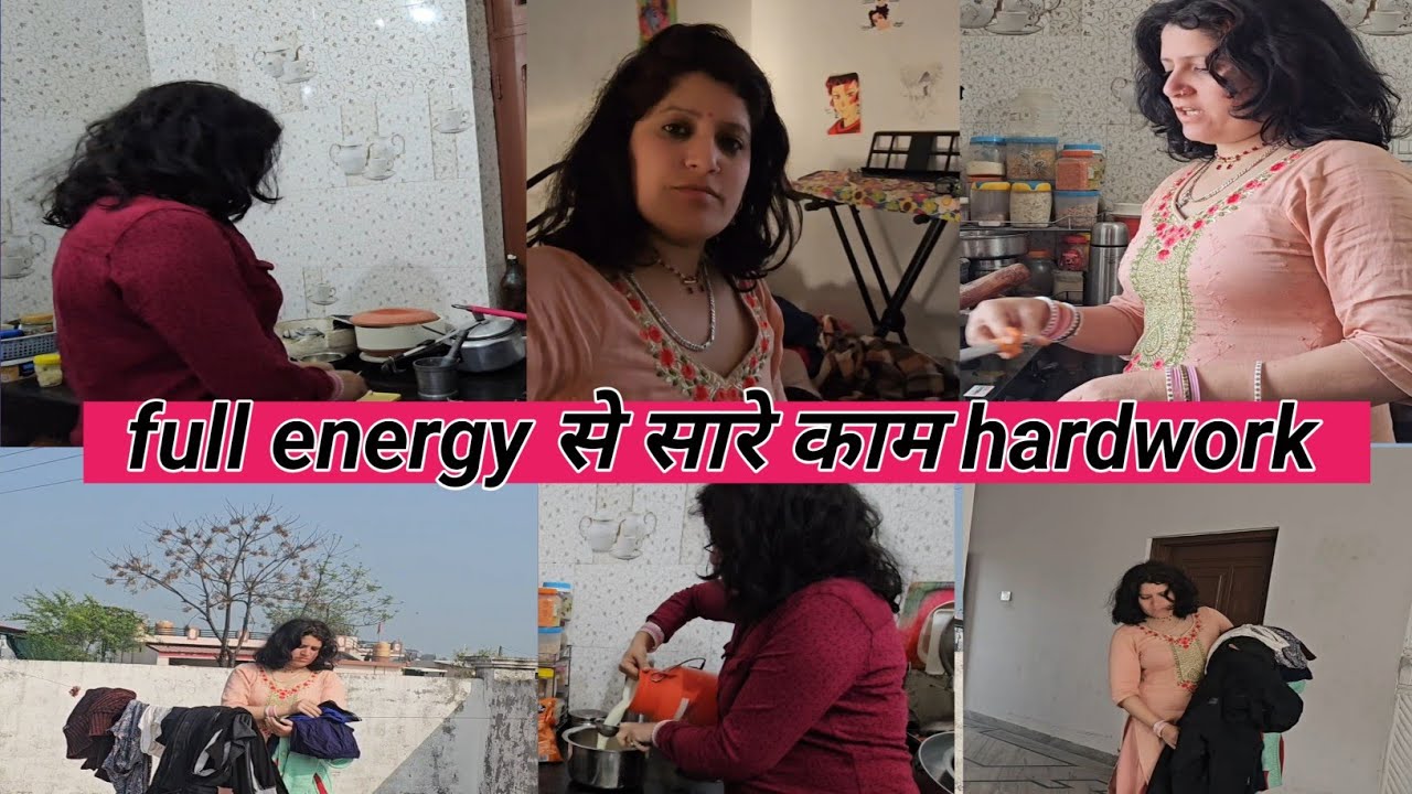 💁‍♀️Indian housewife stress free routine full house cleaning, kitchen work daily #dailyvlog 