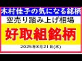 木村佳子の気になる銘柄】踏上げ好取組銘柄 2025年8月21日(木) - YouTube