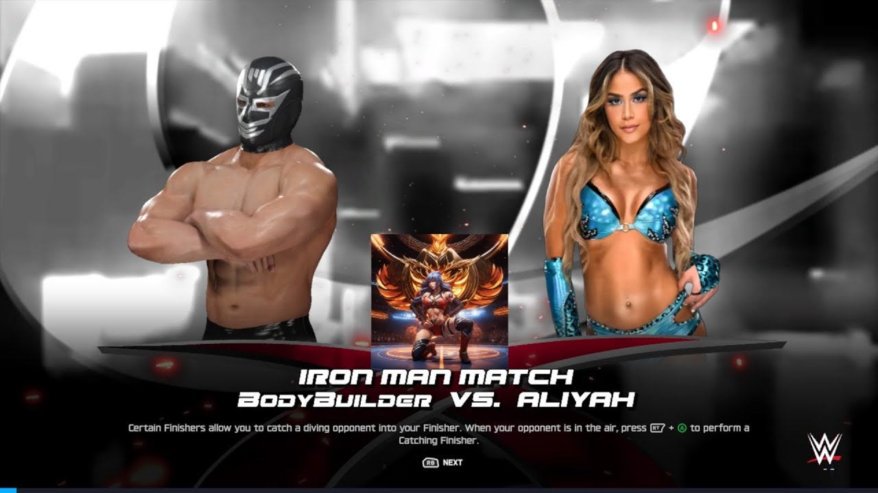#wwe2k25 | Intergender Ironman match | BodyBuilder vs Aliyah | Request
