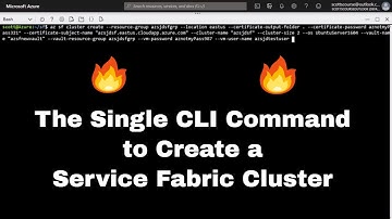 Azure Service Fabric Demo: Create a Secure Service Fabric Cluster