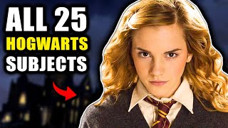 All 25 Subjects Taught at Hogwarts  Harry Potter Explained