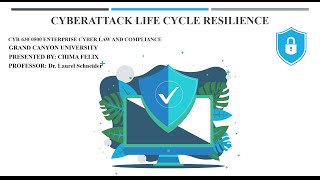 The Cyberattack Life Cycle Resilience Presentation