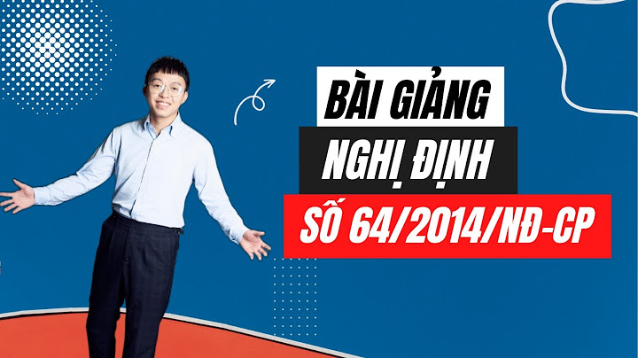 Nghị định 64 2014 hướng dẫn luật tiếp công dân