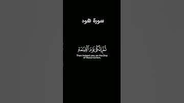 #قران_كريم تلاوة ممتاز | سورة هود | الشيخ ماهر المعيقلي 💙💙 كرومات اية قرانية شاشة سوداء .