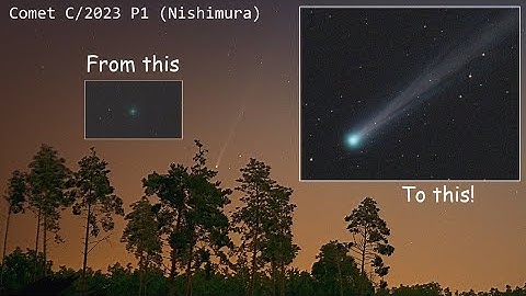 Evolution of comet C/2023 P1 (Nishimura) - my photos taken between August 19 and September 10, 2023