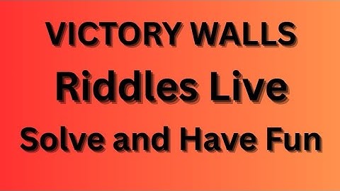 VW Riddles1.30 #live #puzzlelover #puzzle #puzzlegame #riddles #puzzles #riddlechallenge #puzzletime
