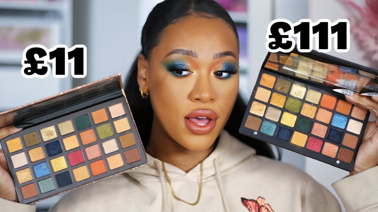 NATASHA DENONA METROPOLIS VS SHEGLAM GLITZ WIZ PALETTE...£111 VS £11!