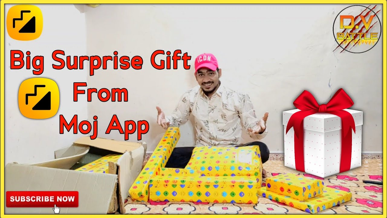 Moj Gift Unboxing { Moj App } | 🎁🎁 | D.v Battle