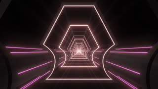 4k Abstract Glowing Neon Pink Flash Light Effect Tunnel VJ Loop Motion Background Video Screensaver