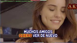 Una emoción para siempre Eros Ramazzotti karaoke