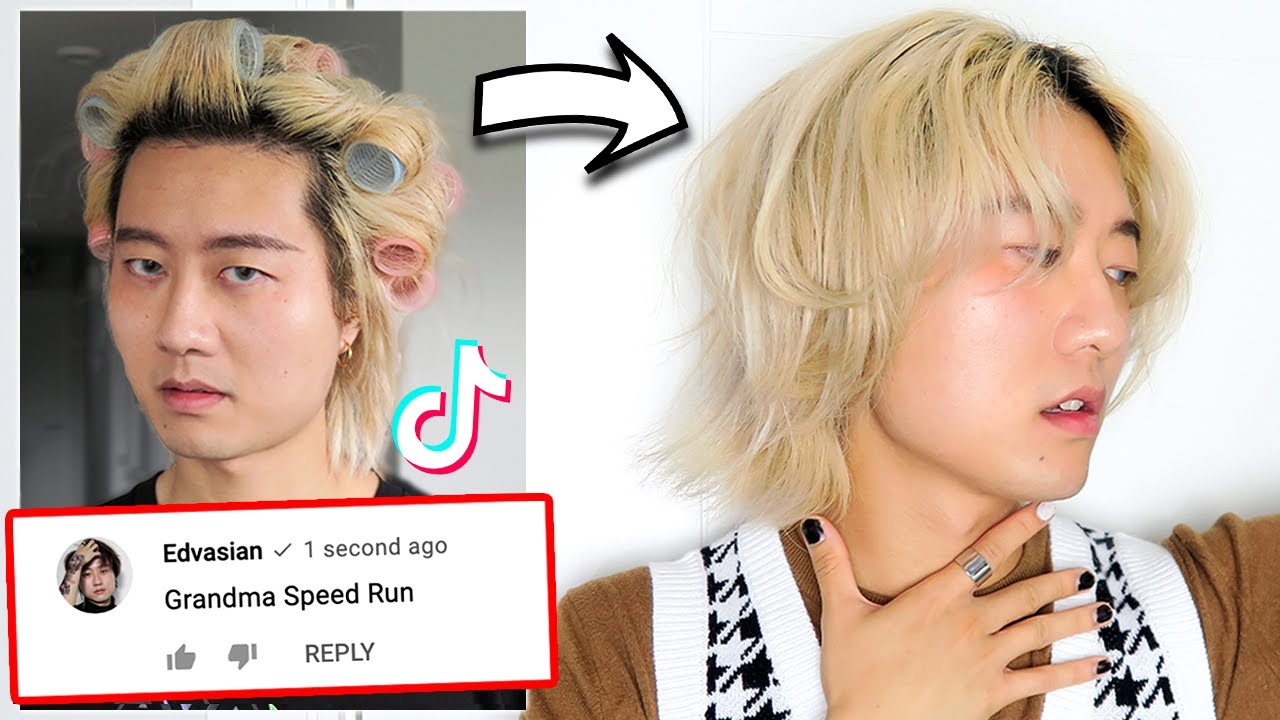 THE BEST WAY TO STYLE A WOLFCUT USING TIKTOK HACKS - YouTube
