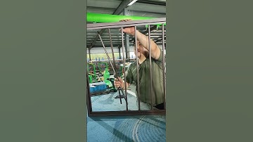 Slanted double-framed screens, good anti-theft #qiangning