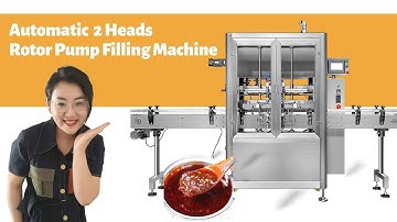 MTW   Automatic bean paste filling line/2 nozzle automatic liquid filling machine/hot sauce filler