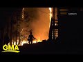 Massive wildfires rage out West l GMA