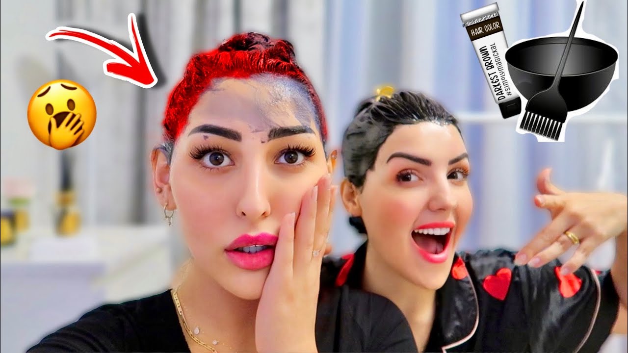 صبغنا شعر بعض لأول مرا | نور حرقتلي شعري ؟🔥😱