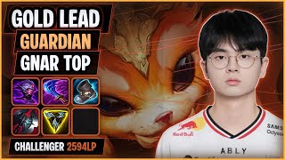 Guardian CS Monster Gnar TOP | T1 SoloQ Replay