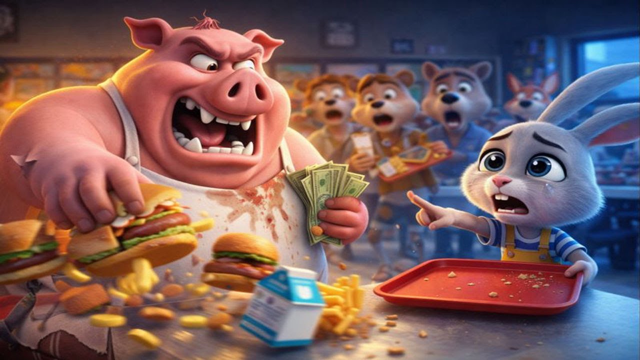 Greedy Canteen Manager Sells Free Food, What Happens at Lunch Will Shock You!