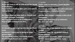 Ode to Satoshi (The Bitcoin Song) / Óda na Satoshiho (Bitcoin song) - English and Slovak lyrics