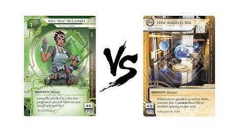 Android Netrunner. Nexus Kate vs. New Angeles Sol