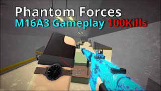 Is this look like 100 kills in Phantom Forces (M16A3 Gameplay)