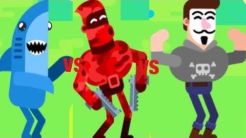 bowmasters noob vs hacker vs pro