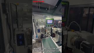 Full Servo High Precision Double Head Terminal Crimping Machine #machine #terminalcrimpingmachine