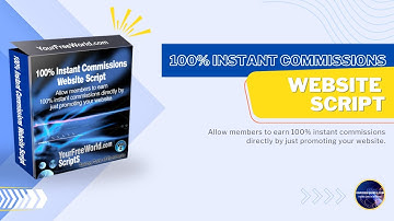 PHP 100% Instant Commissions Website Script Admin area - How to Use