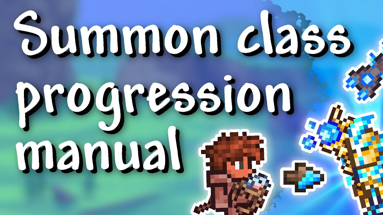 Terraria - 1.4.2 Master Mode summon class progression guide (grand chief!)  
