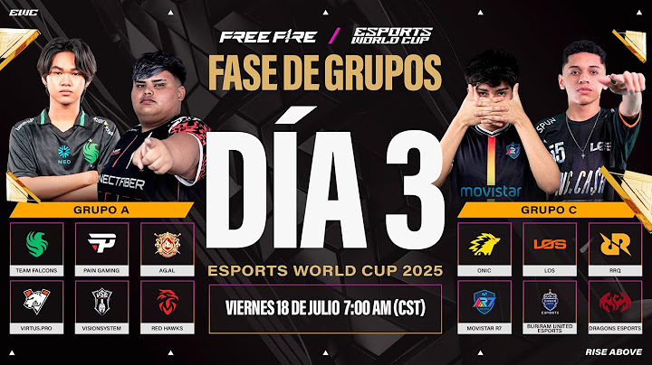 Día 3 – Fase Eliminatoria Grupos A vs C | Esports World Cup | FFWS LATAM 2025