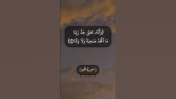 سورة الجن الآية ١ الى ٤ بصوت الشيخ محمد صديق المنشاوي