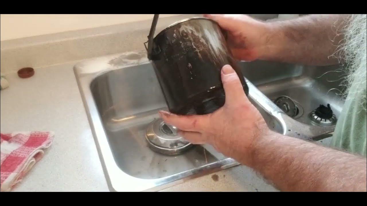 Removing Soot and Burn marks from your Outdoor Camping Pots. Finally