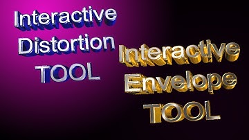How To Use Interactive Distortion Tool & Interactive  Envelope Tool In CorelDraw