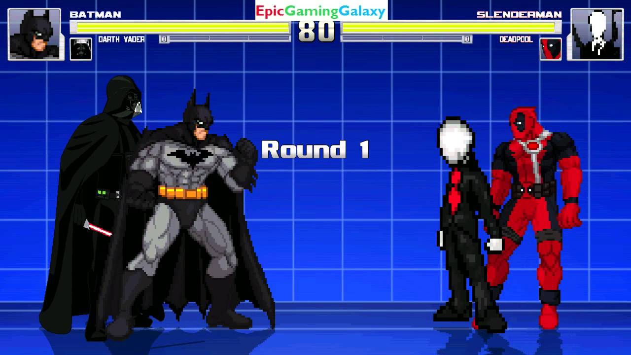 MUGEN Watch Mode Matches / Battles / Fights Of Deadpool And Video Game Characters