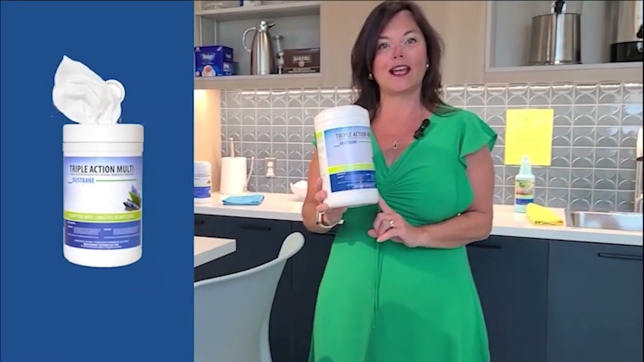 Perfect Kitchen Wipes - Triple Action Wipes By Dustbane