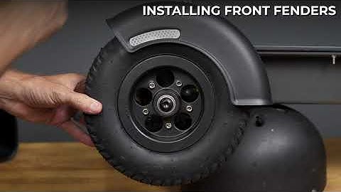 Installing Front Fenders