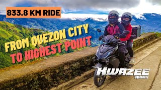 833.8 KM RIDE | QC - BAGUIO - HIGHEST POINT | AIRBLADE 150