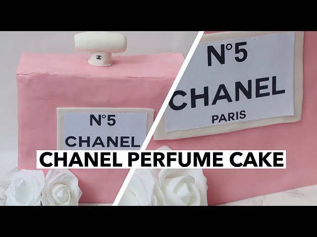 Chanel Perfume Bottle Cake