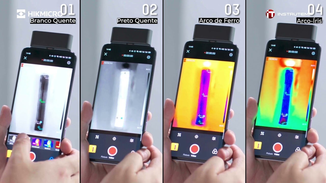 HIKMICRO Série Mini - Módulo De Imagem Térmica Para Smartphone | Instrutemp