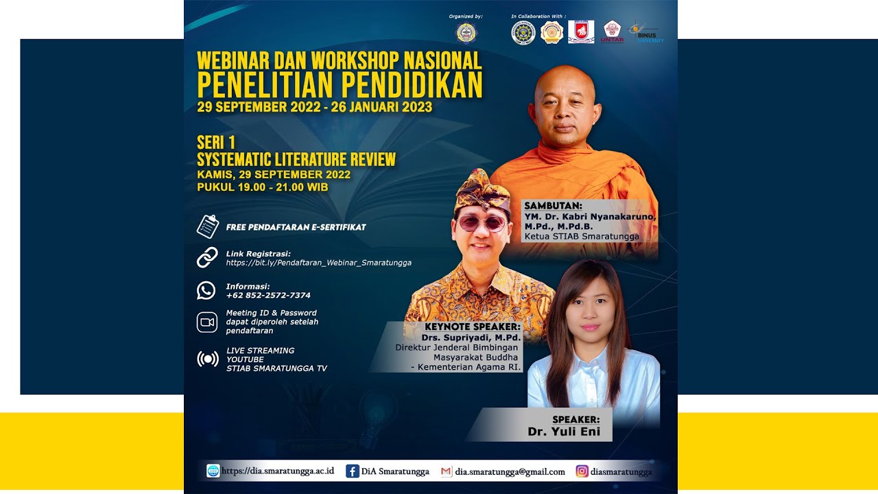 Webinar Seri 1 Systematic Literature Review - YouTube