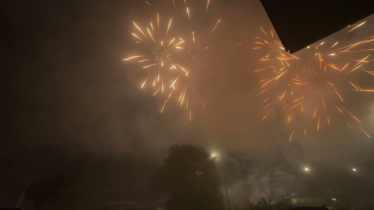 Batteria in onore a San Biagio (2024)  a cura della ditta spettacoli pirotecnici pepe